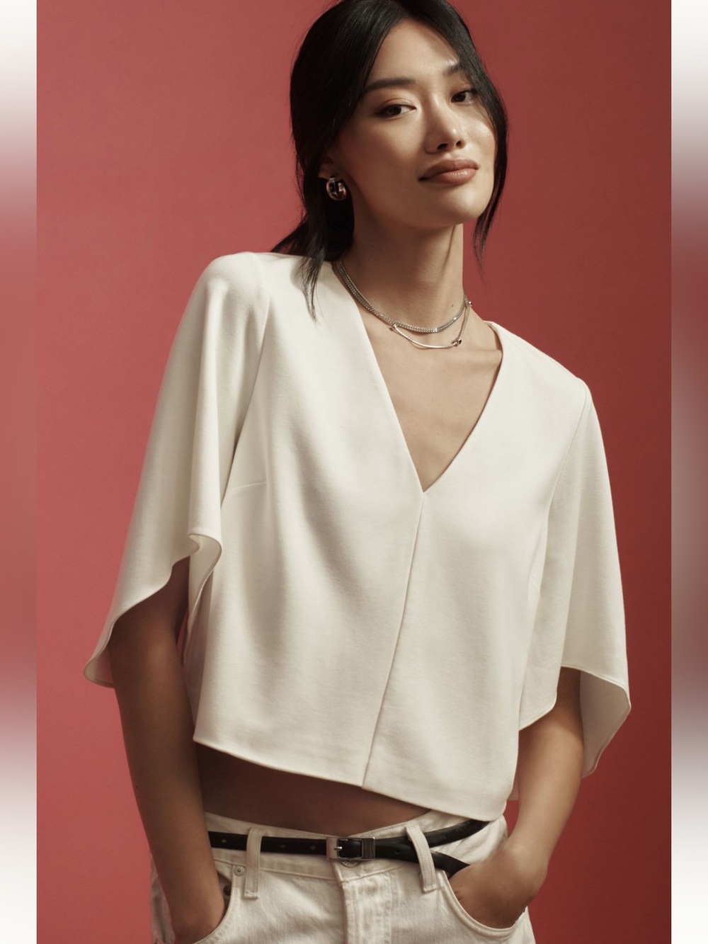 Anthropologie Sunday in Brooklyn Full Sleeve Structured Top